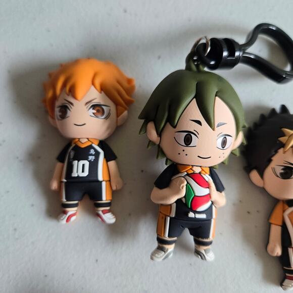 haikyu / haikyuu magnets, bag charms lot of 6 - Picture 2 of 8